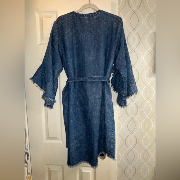 Denim Blue Women's Dress - Picture 4 of 5